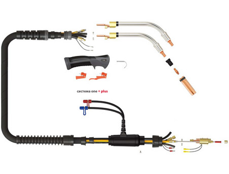 Фото Горелка PARKER MIG SGB5000-50ERBG SUREGRIP (мод. PARKER SGB 501W) 5 м